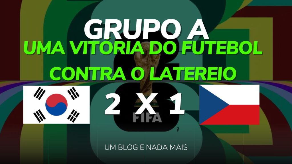Simples, a Coreia do Sul mereceu vencer